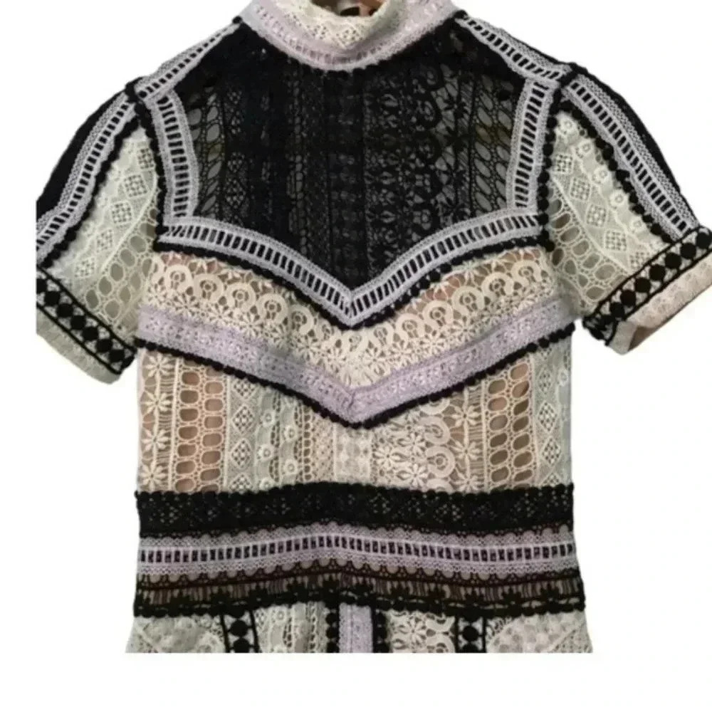 Nasty Gal Sentimental Lady Crochet Lace Dress - Picture 6 of 7